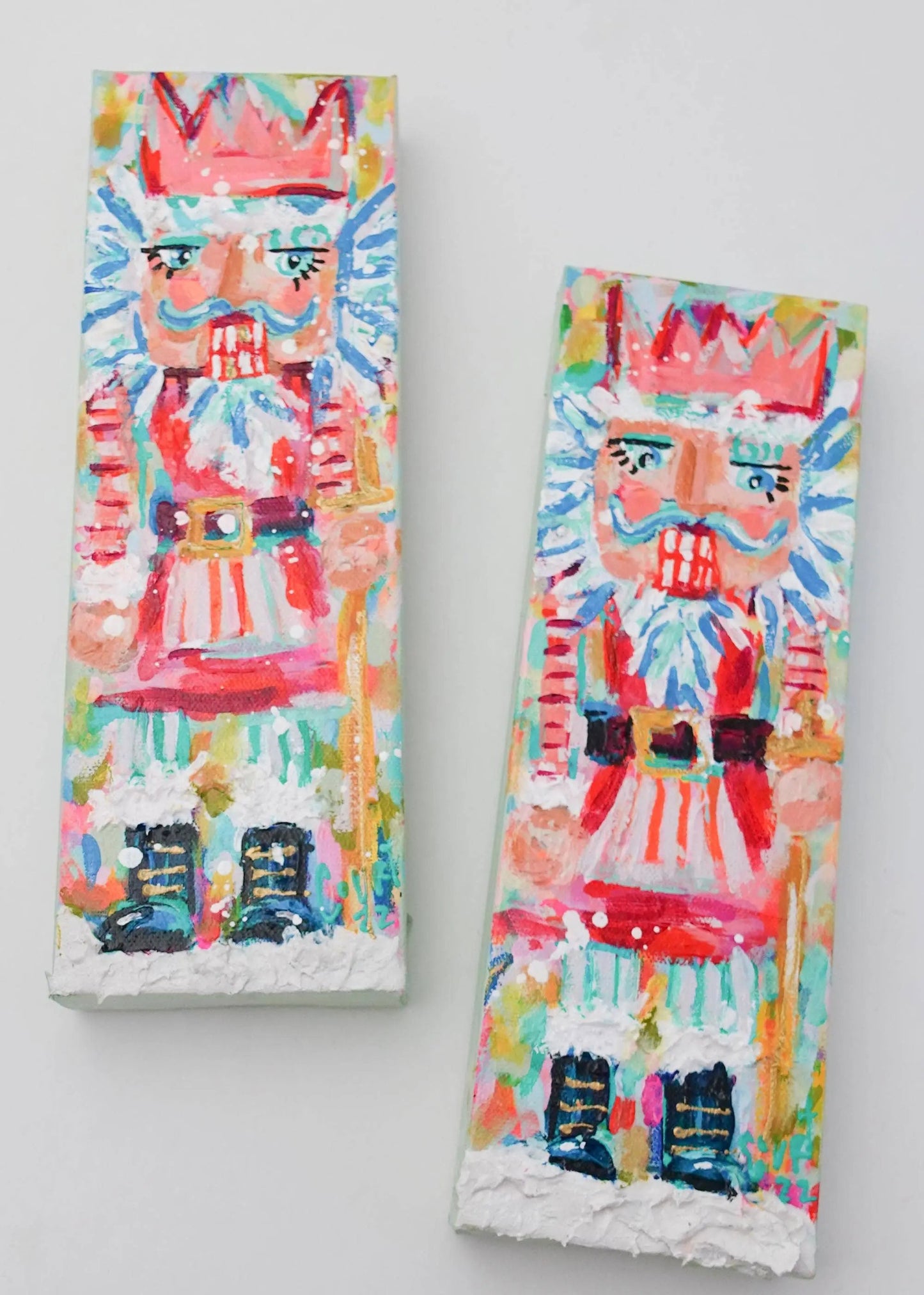 Dixon Nutcracker Decor Painting: 3x9-3
