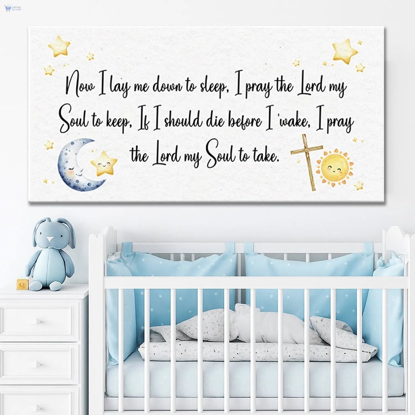 I Lay Me Down To Sleep Faith Sign